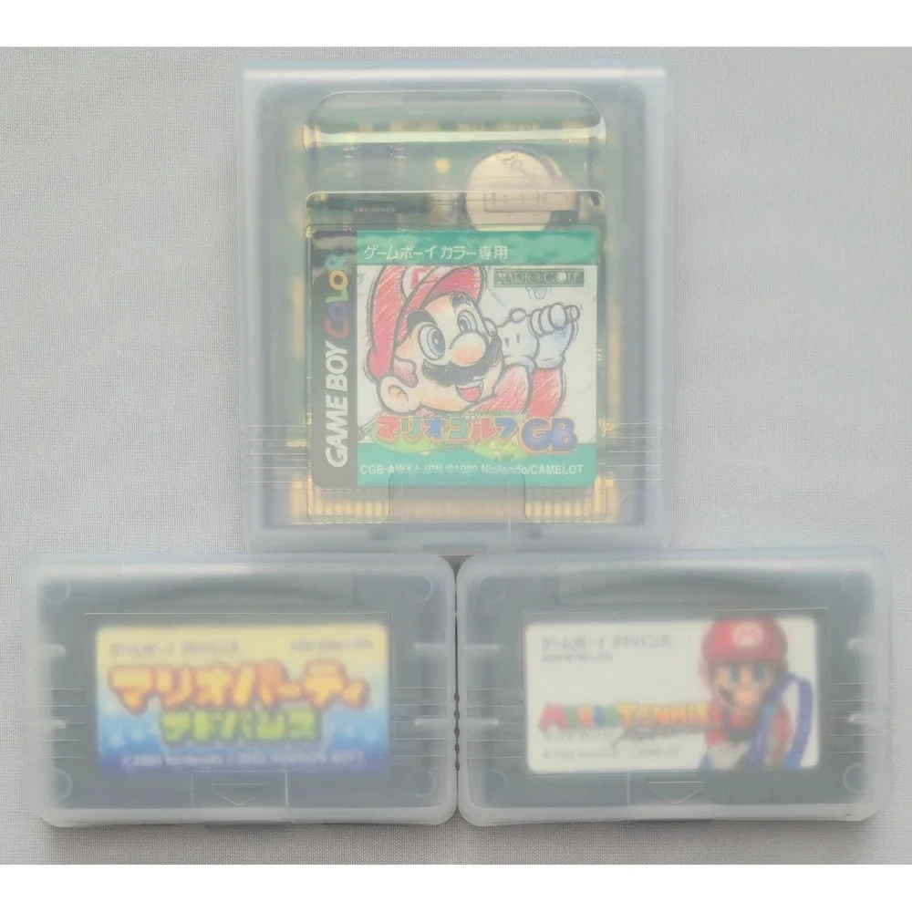 Mario Golf Tennis & Party Advance Game Bundle - GBC GBA Handheld - Japan Import